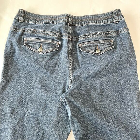 LANE BRYANT High Rise Boot Cut Blue Jeans Size 20 Average - Picture 7 of 9